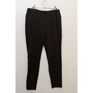 J. Jill Pants Black Ponte Leggings Pull On Knit Stretch Viscose Rayon Womens M